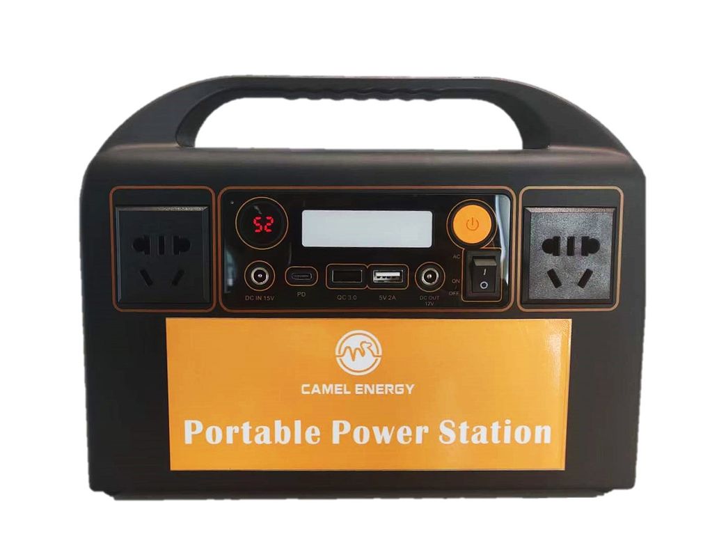 12V Lithium Ion Power Generator 512Wh LiFePo4 Portable Travel Power Supply